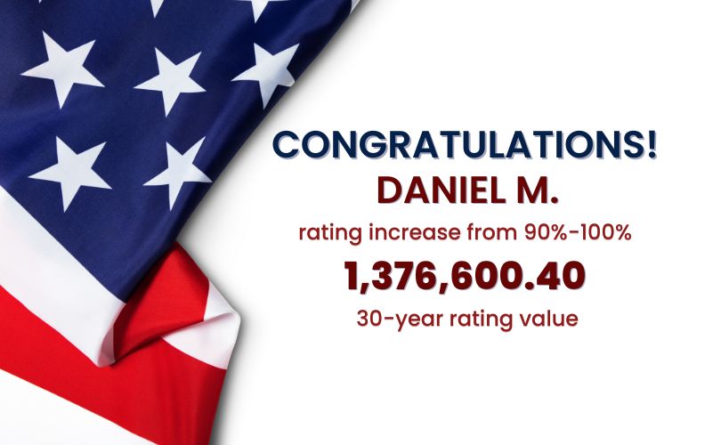 Congratulations Veteran Daniel!