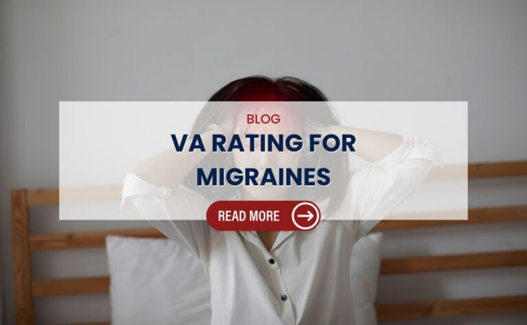 VA rating for migraines